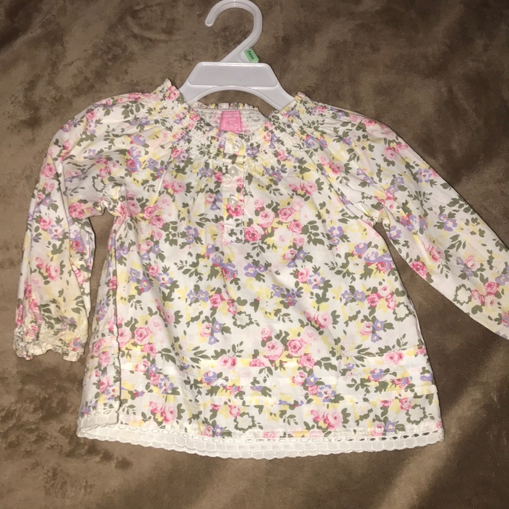 Floral girls top